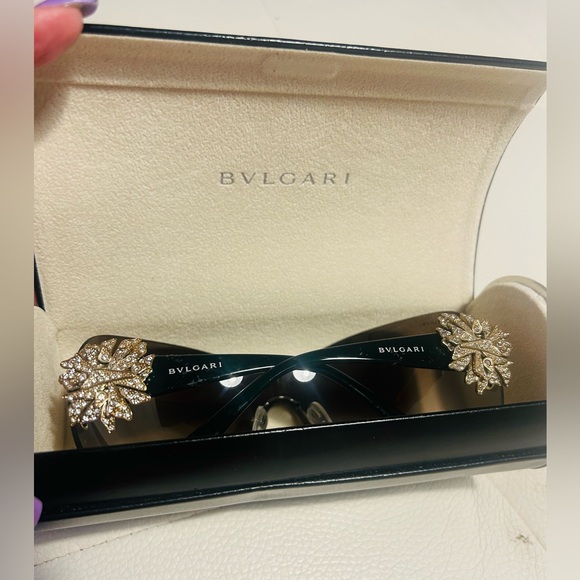 BVLGARI. Swarovski crystals sunglasses